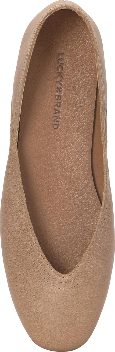 image:imageLucky Brand Womens Alba Ballet Square Toe FlatsCortado