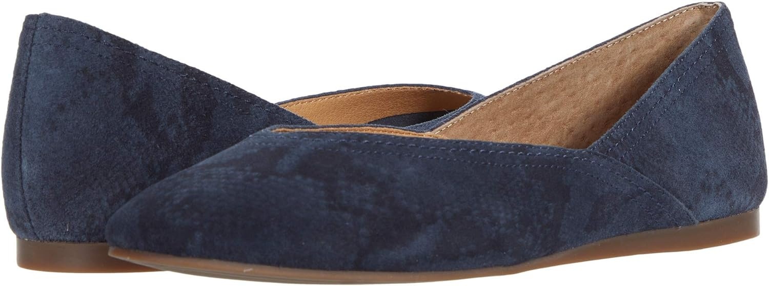 image:imageLucky Brand Womens Alba Ballet Square Toe FlatsDark Denim Jasper