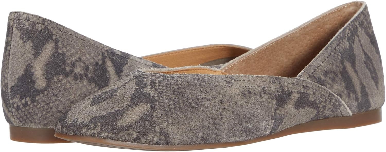 image:imageLucky Brand Womens Alba Ballet Square Toe FlatsDriftwood