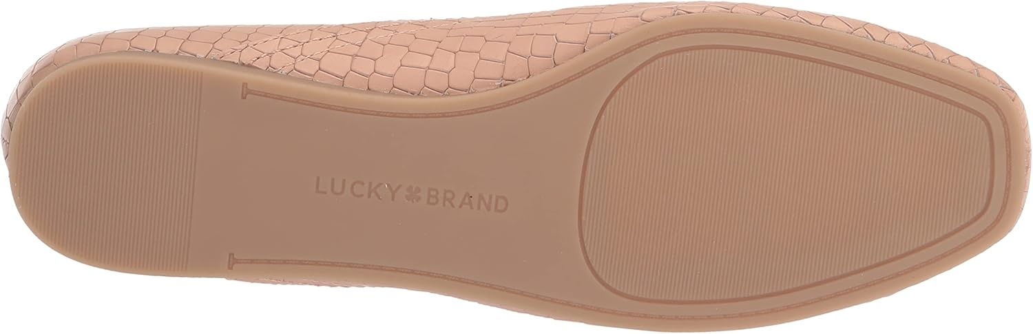 image:imageLucky Brand Womens Alba Ballet Square Toe FlatsDusty Sand