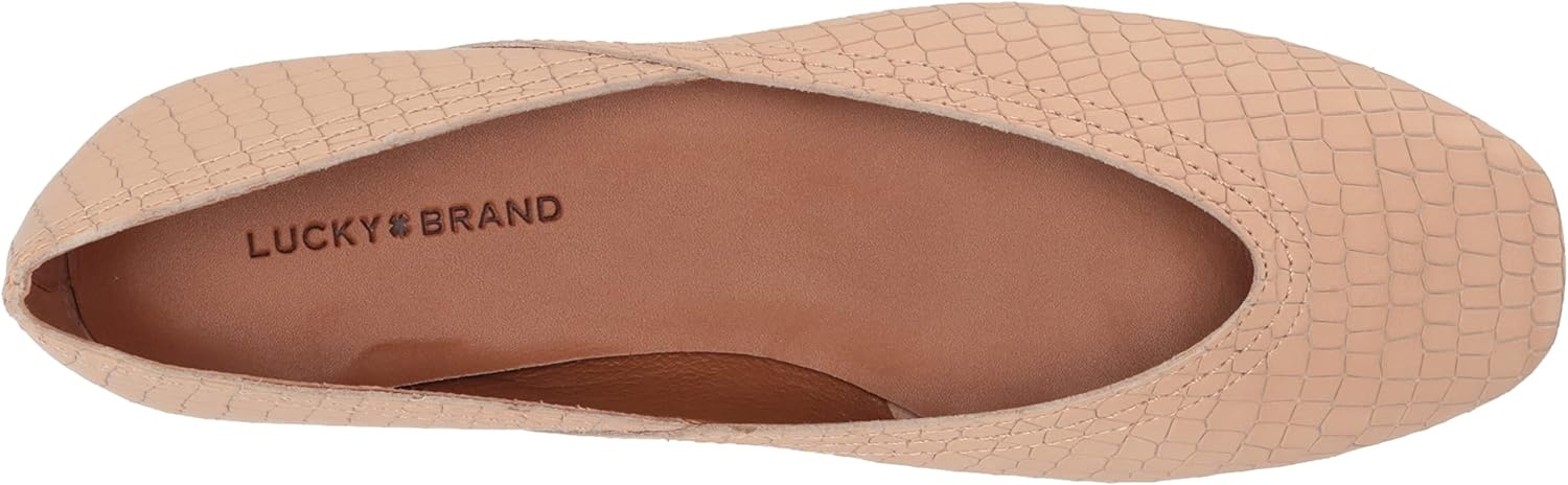 image:imageLucky Brand Womens Alba Ballet Square Toe FlatsDusty Sand