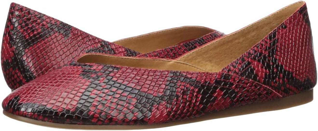 image:imageLucky Brand Womens Alba Ballet Square Toe FlatsGarnet