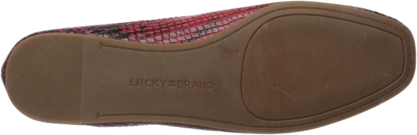 image:imageLucky Brand Womens Alba Ballet Square Toe FlatsGarnet
