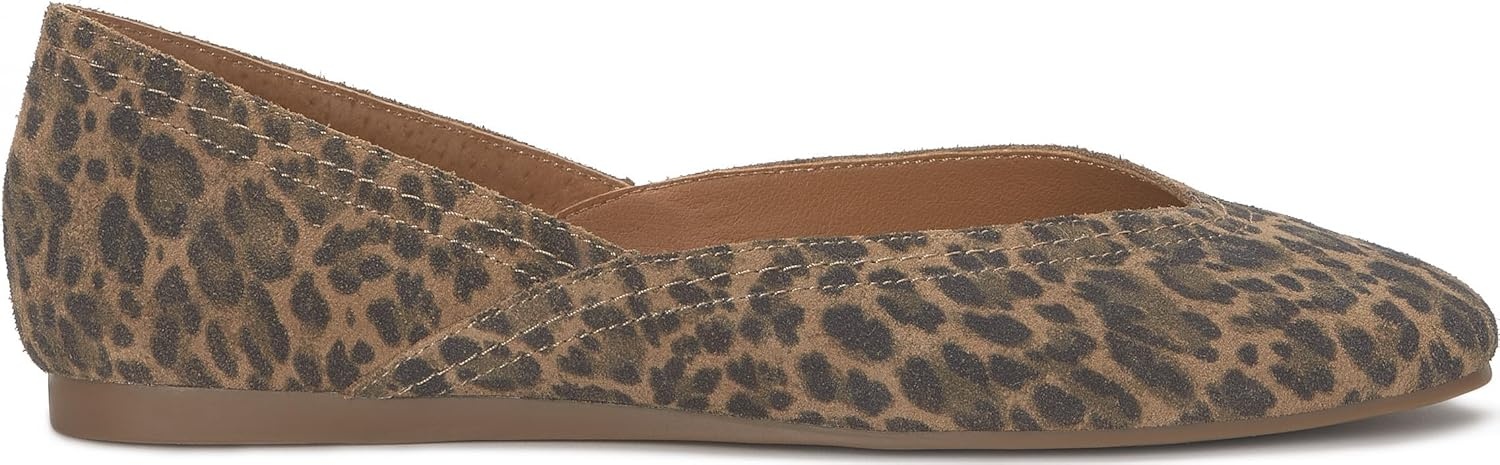 image:imageLucky Brand Womens Alba Ballet Square Toe FlatsNatural Leopard