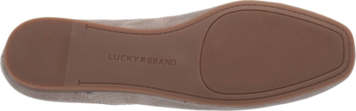 image:imageLucky Brand Womens Alba Ballet Square Toe FlatsTitanium