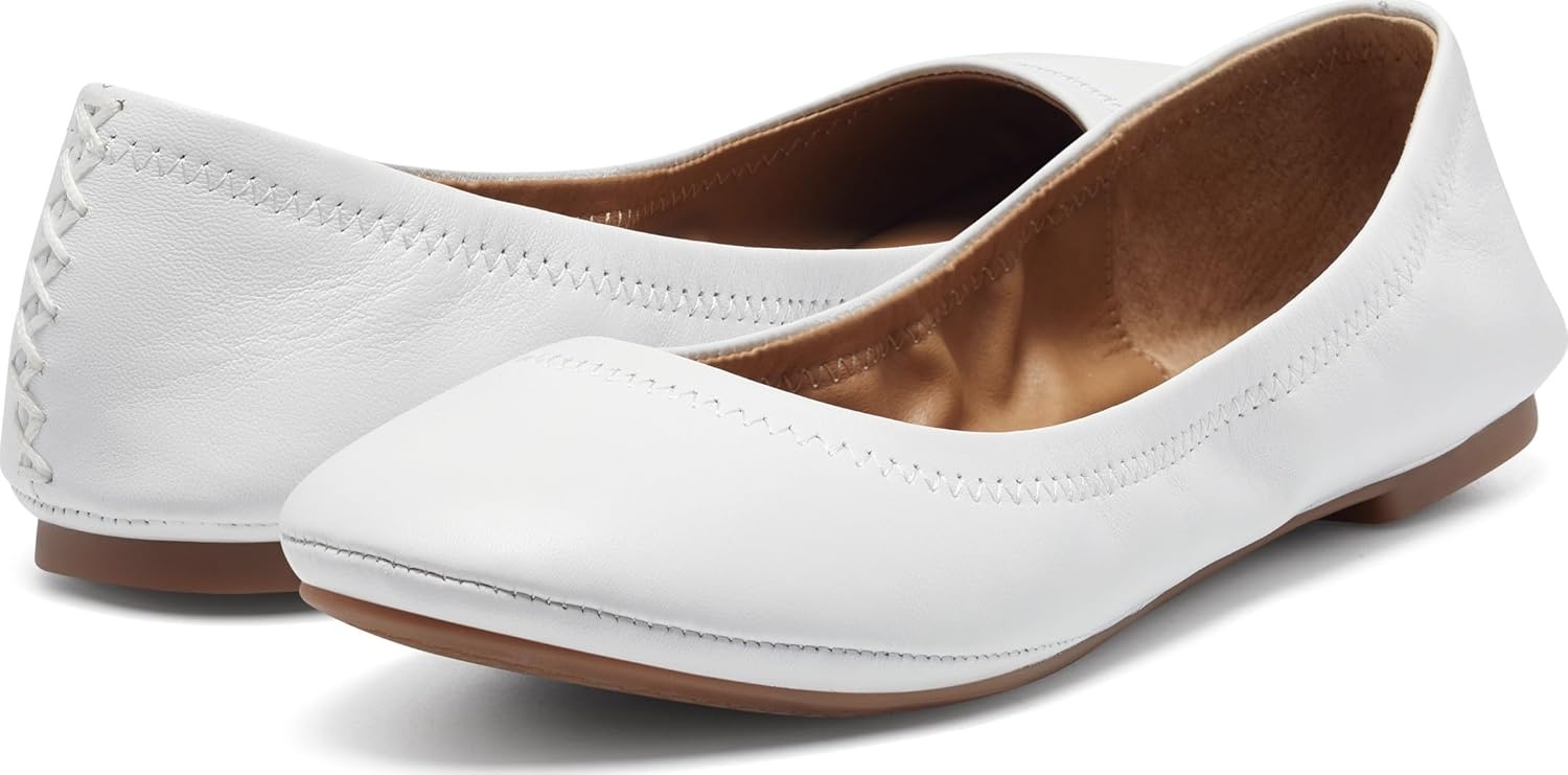 image:imageLucky Brand Womens Emmie Ballet FlatsBright White