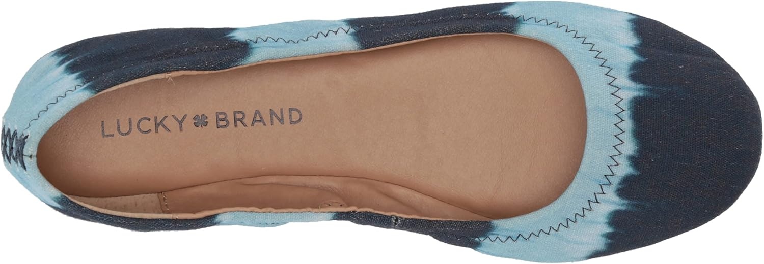 image:imageLucky Brand Womens Emmie Ballet FlatsDark Denim Pch Tie Dye