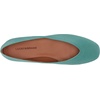 Lucky Brand Women’s Alba Ballet Square Toe Flats(Bristol Blue)