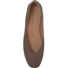 Lucky Brand Women’s Alba Ballet Square Toe Flats(Cappucino)