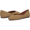 Lucky Brand Women’s Alba Ballet Square Toe Flats(Distressed)
