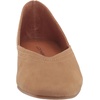 Lucky Brand Women’s Alba Ballet Square Toe Flats(Distressed Natural)