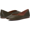 Lucky Brand Women’s Alba Ballet Square Toe Flats(Mossy)