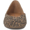 Lucky Brand Women’s Alba Ballet Square Toe Flats(Natural Leopard)