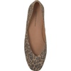 Lucky Brand Women’s Alba Ballet Square Toe Flats(Natural Leopard)