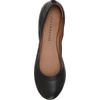 Lucky Brand Women’s Emmie Ballet Flats(Black/Leather)