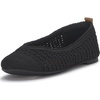 Lucky Brand Emmielu Knit Ballet Flat(Black)