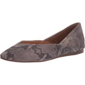 Lucky Brand Women’s Alba Ballet Square Toe Flats(Driftwood)