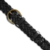 Lucky Brand Women’s Fashion Leather Belt | Stylish | Trend | Classic | Modern | Jean | Pant | Skirt | Dress(Woven – Black)
