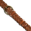Lucky Brand Women’s Fashion Leather Belt | Stylish | Trend | Classic | Modern | Jean | Pant | Skirt | Dress(Woven – Tan)