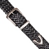 Lucky Brand Women’s Western Leather Belt | Classic | Fashion | Vintage | Buffalo Leather | Western-Inspired(Braided – Black)