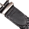 Lucky Brand Women’s Western Leather Belt | Classic | Fashion | Vintage | Buffalo Leather | Western-Inspired(Braided – Black)