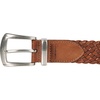 Lucky Brand Women’s Western Leather Belt | Classic | Fashion | Vintage | Buffalo Leather | Western-Inspired(Braided – Tan)