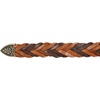 Lucky Brand Women’s Western Leather Belt | Classic | Fashion | Vintage | Buffalo Leather | Western-Inspired(Braided Western – Multi)