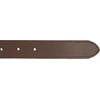 Lucky Brand Women’s Western Leather Belt | Classic | Fashion | Vintage | Buffalo Leather | Western-Inspired(Leather Double Ring – Brown)