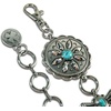 Lucky Brand Women’s Western Leather Belt | Classic | Fashion | Vintage | Buffalo Leather | Western-Inspired(Metal Turquoise – Silver)