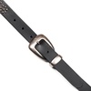 Lucky Brand Women’s Western Leather Belt | Classic | Fashion | Vintage | Buffalo Leather | Western-Inspired(Studded Leather – Black)