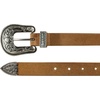 Lucky Brand Women’s Western Leather Belt | Classic | Fashion | Vintage | Buffalo Leather | Western-Inspired(Suede Western – Mustard)