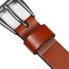 Lucky Brand Women’s Western Leather Belt | Classic | Fashion | Vintage | Buffalo Leather | Western-Inspired(Turquoise Beaded – Tan)