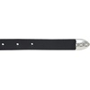 Lucky Brand Women’s Western Leather Belt | Classic | Fashion | Vintage | Buffalo Leather | Western-Inspired(Western Buckle – Black)