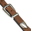 Lucky Brand Women’s Western Leather Belt | Classic | Fashion | Vintage | Buffalo Leather | Western-Inspired(Western Suede – Cognac)