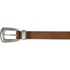 Lucky Brand Women’s Western Leather Belt | Classic | Fashion | Vintage | Buffalo Leather | Western-Inspired(Western Suede – Cognac)