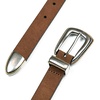 Lucky Brand Women’s Western Leather Belt | Classic | Fashion | Vintage | Buffalo Leather | Western-Inspired(Western Suede – Cognac)