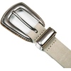 Lucky Brand Women’s Western Leather Belt | Classic | Fashion | Vintage | Buffalo Leather | Western-Inspired(Western Suede – Distressed White)