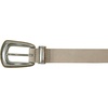 Lucky Brand Women’s Western Leather Belt | Classic | Fashion | Vintage | Buffalo Leather | Western-Inspired(Western Suede – Distressed White)