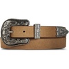 Lucky Brand Women’s Western Leather Belt | Classic | Fashion | Vintage | Buffalo Leather | Western-Inspired(Suede Western – Mustard)