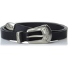 Lucky Brand Women’s Western Leather Belt | Classic | Fashion | Vintage | Buffalo Leather | Western-Inspired(Western Buckle – Black)