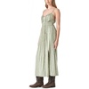 Lucky Brand Women’s Printed Smocked Dress(Olive Multi)