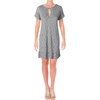 Lucky Brand Women’s Striped Tee Dress(Black/Multi)