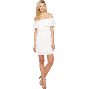 Lucky Brand Women’s Amanda Schiffly Dress(Snow White)