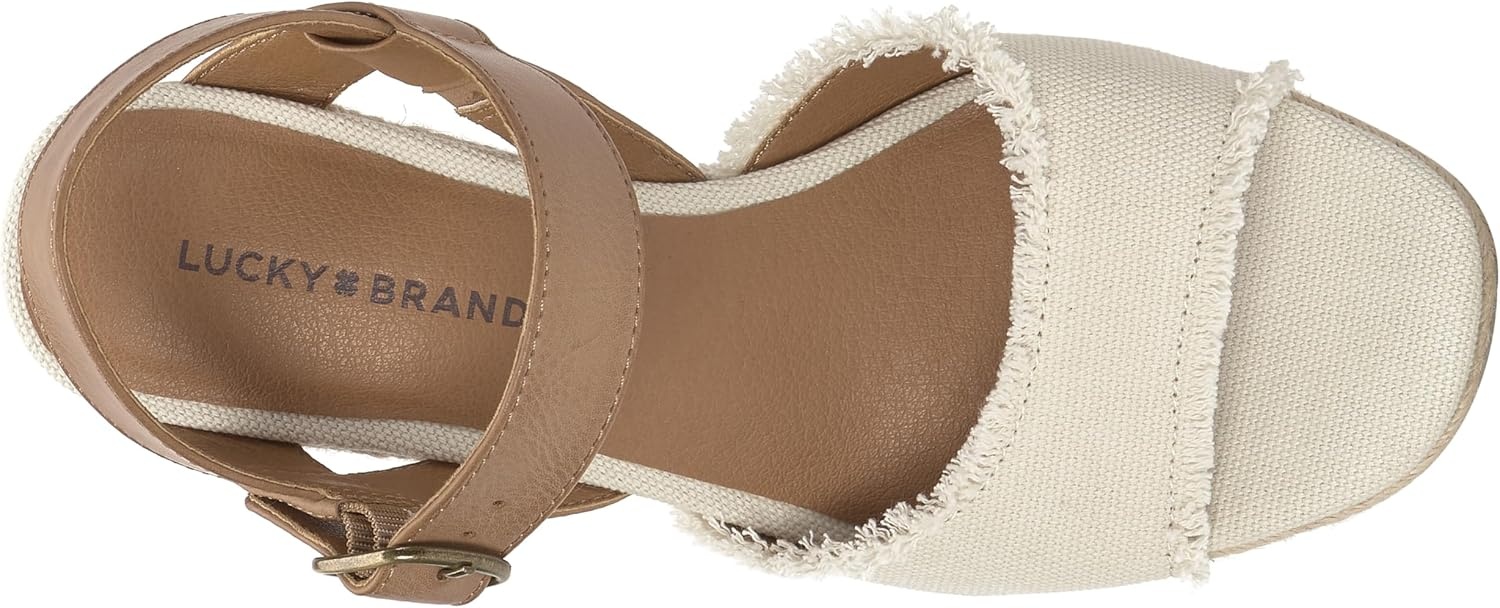 image:imageLucky Brand Womens Mindra Espadrille Wedge SandalCortadoTusk
