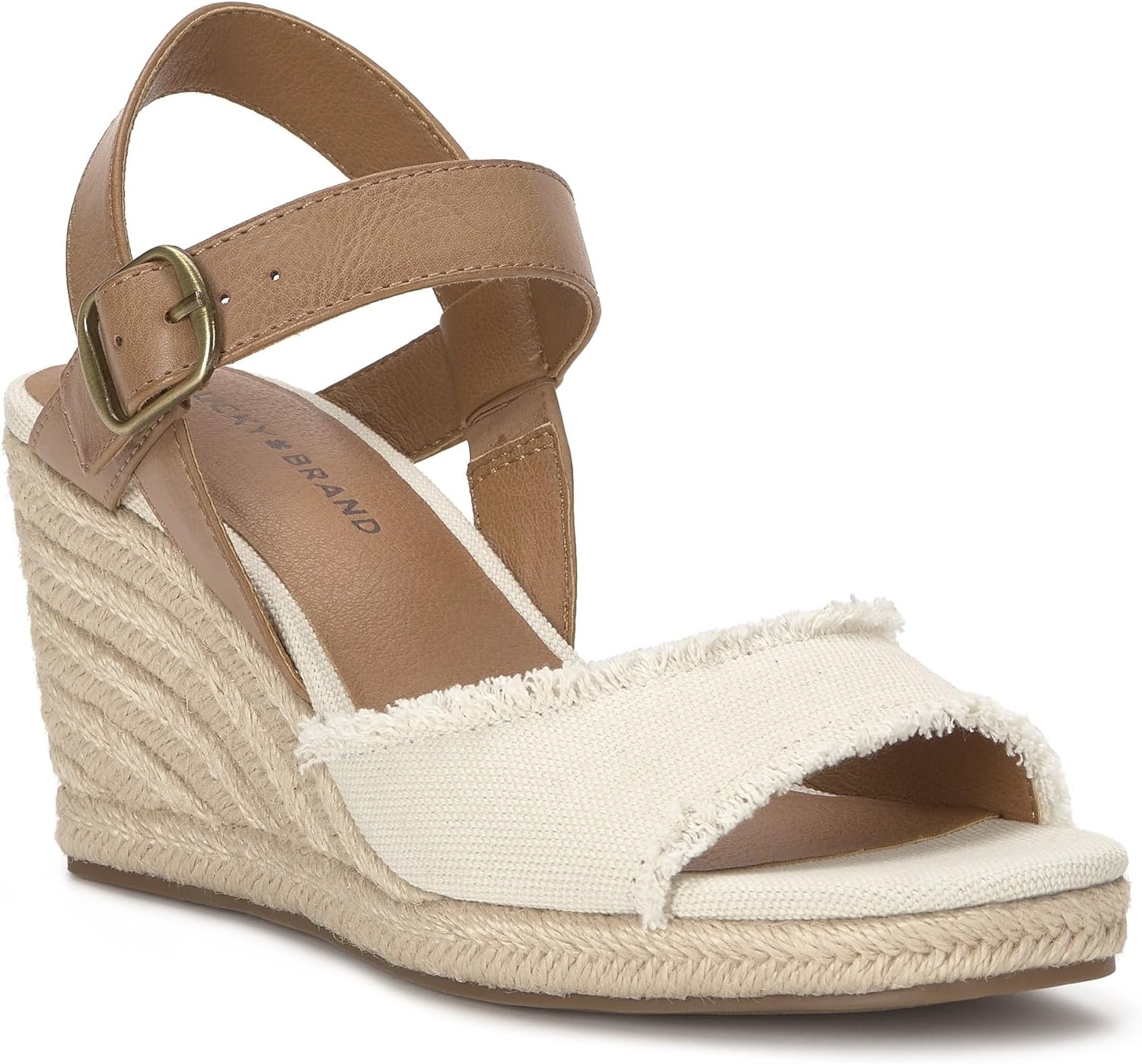 image:imageLucky Brand Womens Mindra Espadrille Wedge SandalCortadoTusk