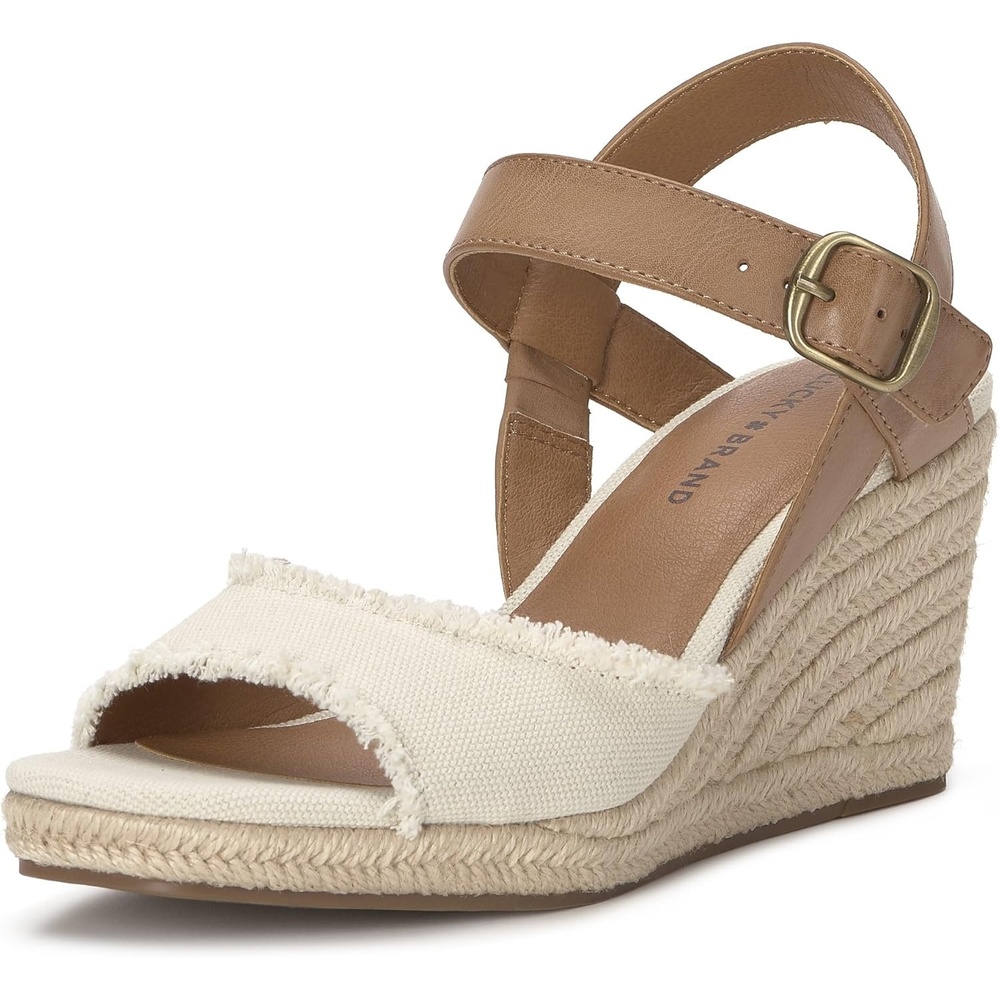 image:imageLucky Brand Womens Mindra Espadrille Wedge SandalCortadoTusk