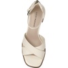 Lucky Brand Herrika Cross Band High Heel Sandals(Tusk)