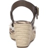 Lucky Brand Women’s Mindra Espadrille Wedge Sandal(Brown/Brown)
