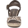 Lucky Brand Women’s Mindra Espadrille Wedge Sandal(Brown/Brown)