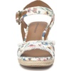 Lucky Brand Women’s Mindra Espadrille Wedge Sandal(Pastel Multi)